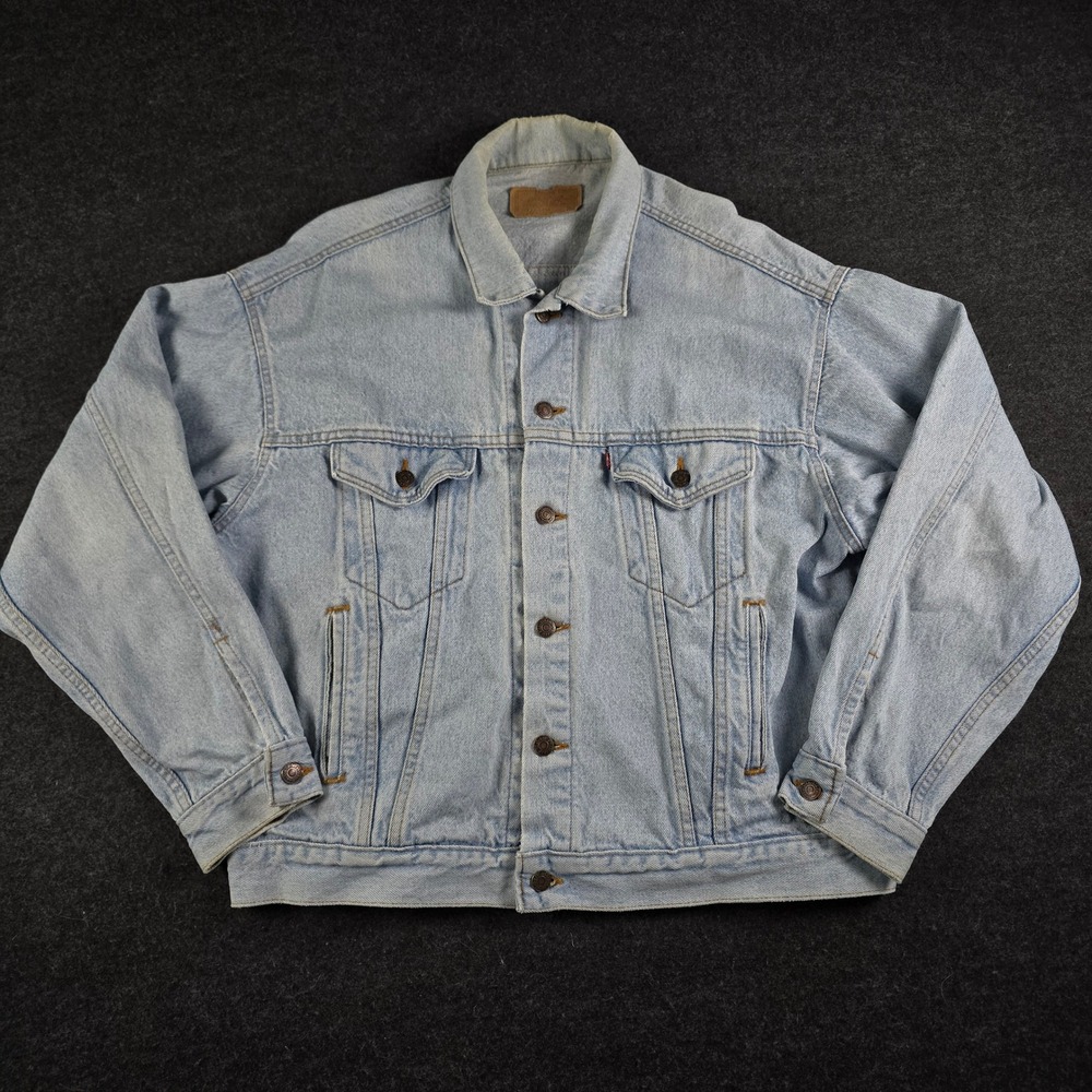 Vintage Levis Jacket Blue Type 3 III Denim Trucker USA 90s 70507 4834 Men's XL